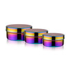 Circle Trio Storage Containers, Rainbow (Set of 3) - Food Storage - 2