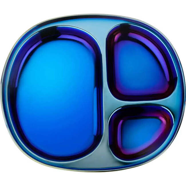 Balanced Bites Plates, Iridescent Blue (Set of 4) - Food Storage - 2