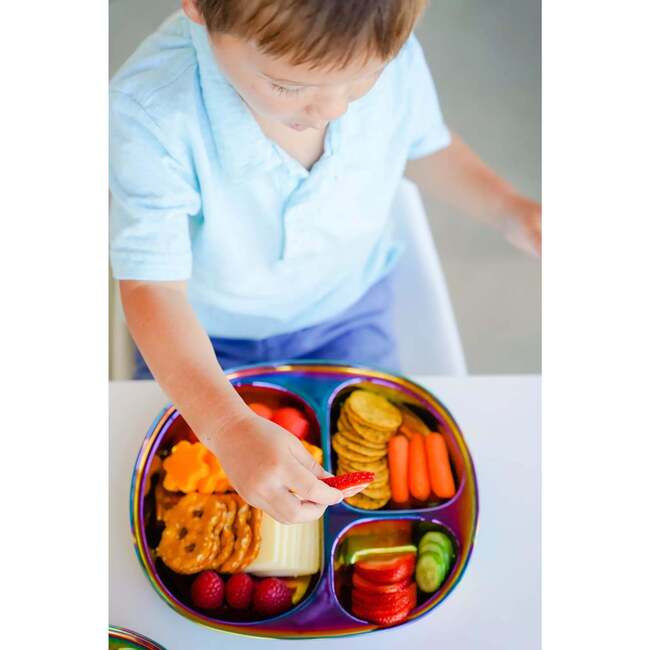 Balanced Bites Plates, Rainbow (Set of 4) - Food Storage - 3