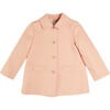 Peter Pan Collar Swing Coat, Pink - Sweaters - 1 - thumbnail