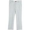 Plain Light Linen Suit Trousers, Blue - Pants - 1 - thumbnail