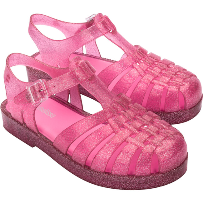 Kids Possession Jelly Sandals, Glitter Pink