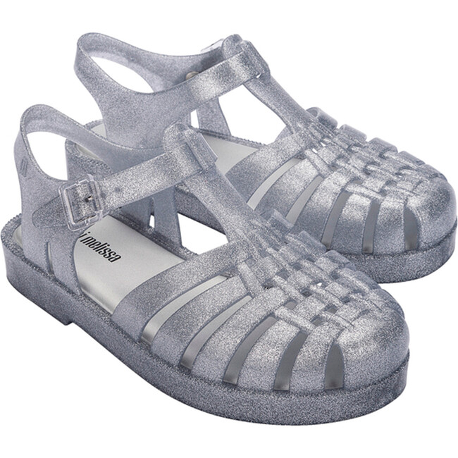 Kids Possession Jelly Sandals, Glitter Clear