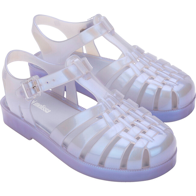 Kids Possesion Jelly Sandals, Pearly Blue