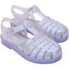 Kids Possesion Jelly Sandals, Pearly Blue - Sandals - 1 - thumbnail