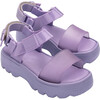 Kids Kick-Off Wide Strap Platform Sandals, Lilac - Sandals - 1 - thumbnail