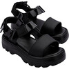 Kids Kick-Off Wide Strap Platform Sandals, Black - Sandals - 1 - thumbnail