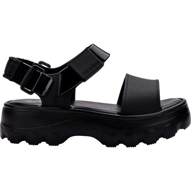 Kids Kick-Off Wide Strap Platform Sandals, Black - Sandals - 2