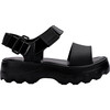 Kids Kick-Off Wide Strap Platform Sandals, Black - Sandals - 2