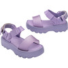 Kids Kick-Off Wide Strap Platform Sandals, Lilac - Sandals - 4