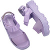 Kids Kick-Off Wide Strap Platform Sandals, Lilac - Sandals - 5