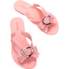 Kids Harmonic Heart Flip Flops, Pink - Sandals - 5