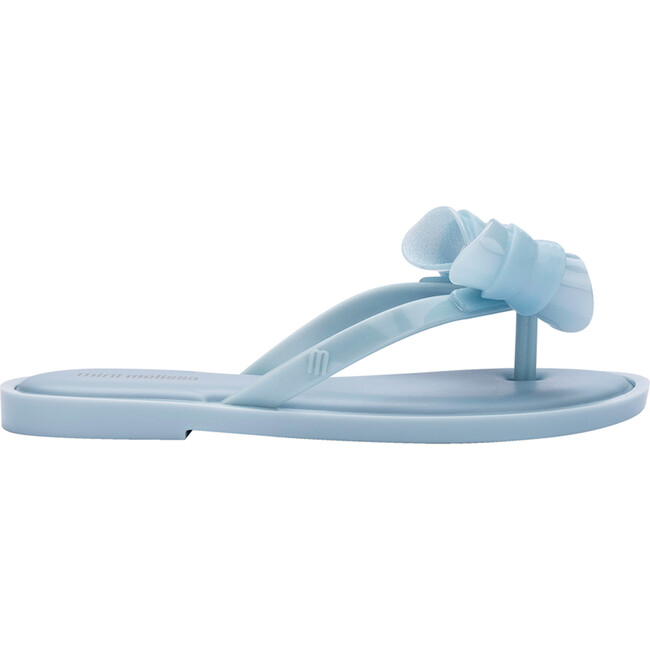 Kids Bow Flip Flop, Blue - Sandals - 2