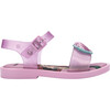 Disney Princess Kids Mar Bow Applique Sandals, Glitter Pink - Sandals - 2 - thumbnail