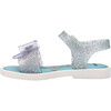 Disney Princess Kids Mar Bow Applique Sandals, Glitter Clear - Sandals - 3