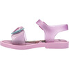 Disney Princess Kids Mar Bow Applique Sandals, Glitter Pink - Sandals - 3 - thumbnail