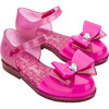 Barbie Kids Amy Bow Applique Velcro Strap Sandals, Pink - Sandals - 1 - thumbnail