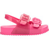 Baby Cozy Double Strap Sandals, Pink Glitter - Sandals - 2