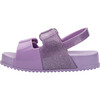 Baby Cozy Double Strap Sandals, Lilac Glitter - Sandals - 3