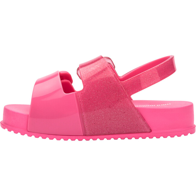 Baby Cozy Double Strap Sandals, Pink Glitter - Sandals - 3