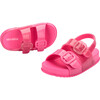 Baby Cozy Double Strap Sandals, Pink Glitter - Sandals - 4