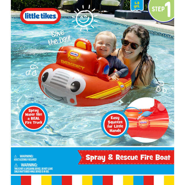 Spray and Rescue Baby Boat - Pool Floats - 3