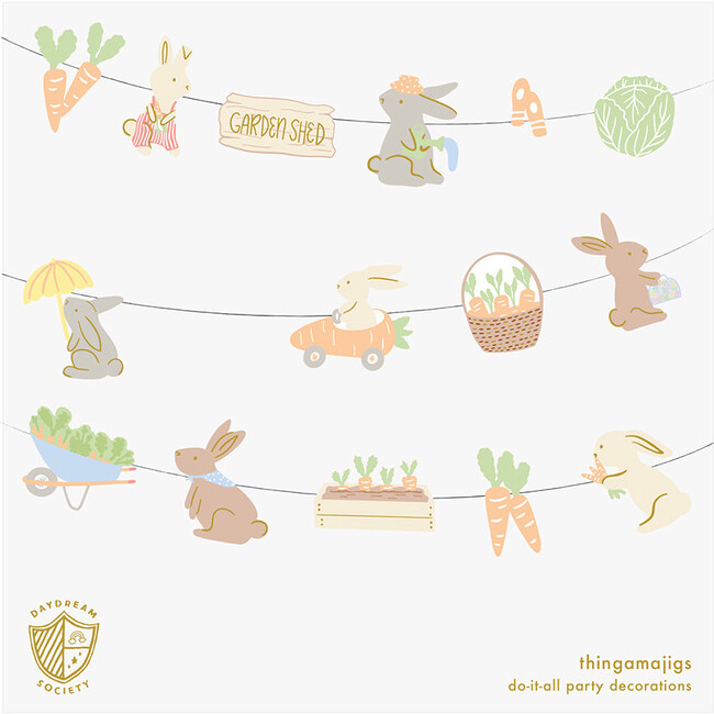 Bunnies In The Garden Thingamajigs