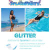 Pool Hammock with Glitter - Aqua Glitter - Pool Floats - 3