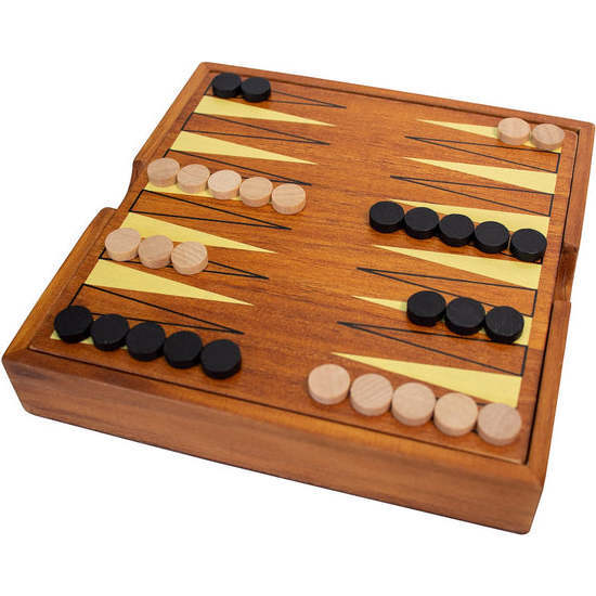 BrainCandy Wooden Backgammon