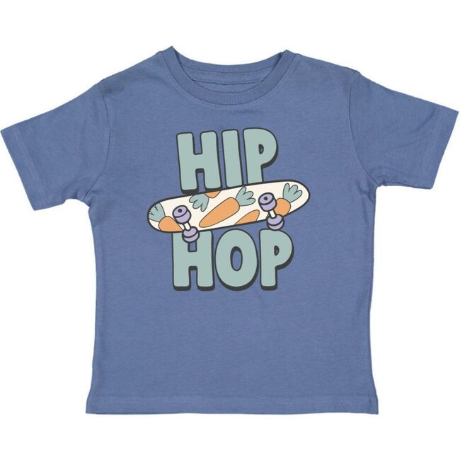 Hip Hop Skateboard Easter Short Sleeve T-Shirt, Indigo