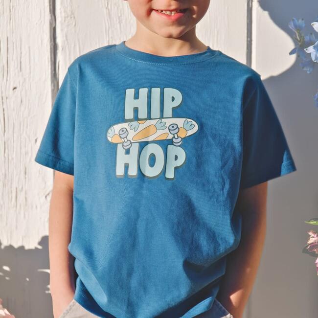 Hip Hop Skateboard Easter Short Sleeve T-Shirt, Indigo - T-Shirts - 2