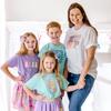 Easter Bunny Smiley Short Sleeve T-Shirt, Aqua - T-Shirts - 3