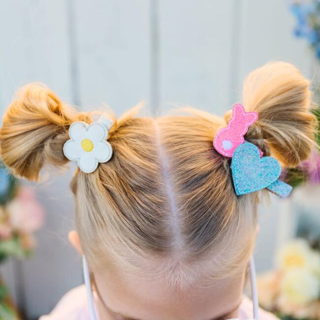 Bunny Vibes Easter Clip Set, Multi - Hair Accessories - 2