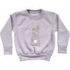 Liberty of London Bunny Children's Jumper, Pale Purple - Sweatshirts - 1 - thumbnail