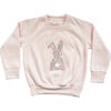 Liberty of London Bunny Children's Jumper, Pale Pink - Sweatshirts - 1 - thumbnail