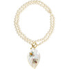 Women's The Cloisters Pearl Necklace With Pearl Leaf Pendant - Necklaces - 1 - thumbnail