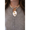 Women's The Cloisters Pearl Necklace With Pearl Leaf Pendant - Necklaces - 2