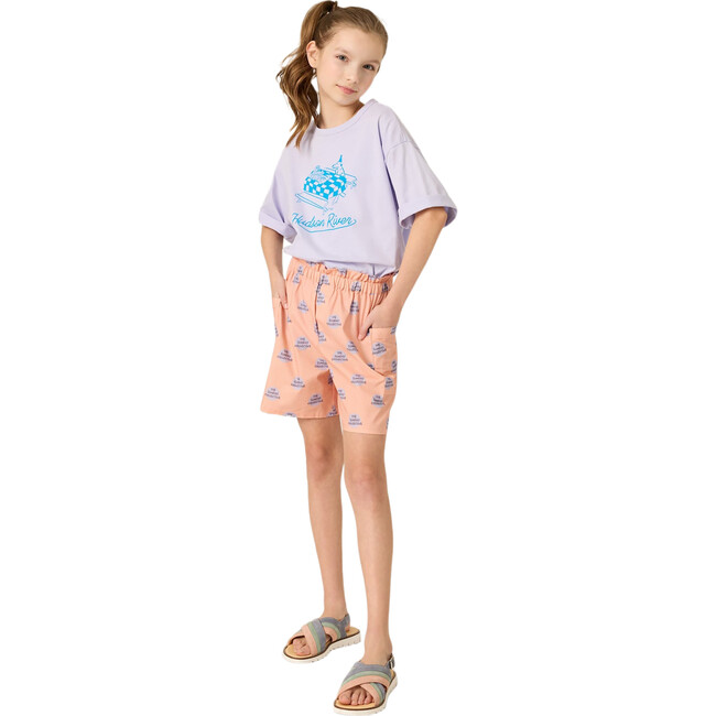 Weekend Paperbag Shorts , Playground Peach - Shorts - 2