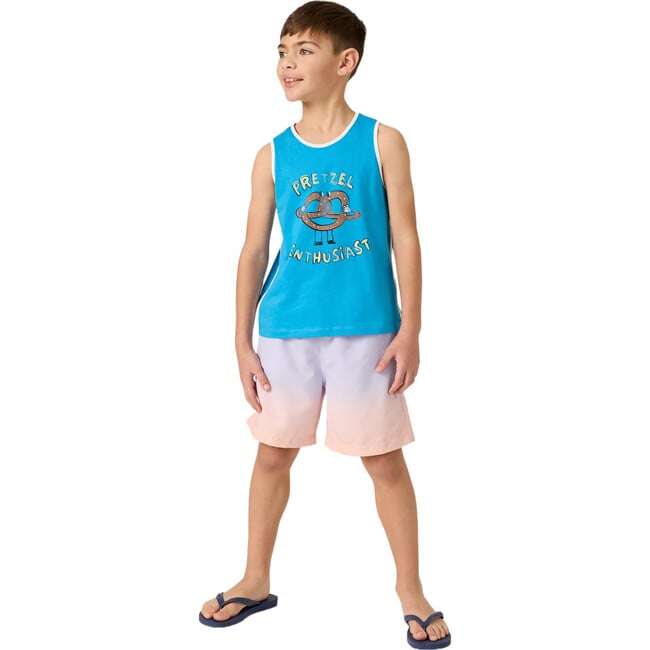 Organic Track Tank , Bodega Blue - Tank Tops - 2