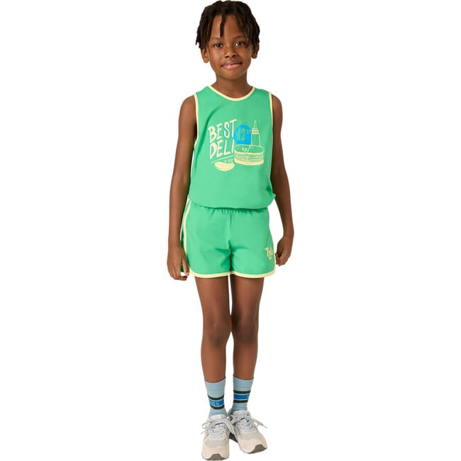 Organic Track Shorts , Gramercy Green - Shorts - 2