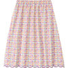 Organic Picnic Skirt , Scallop Plaid - Skirts - 1 - thumbnail