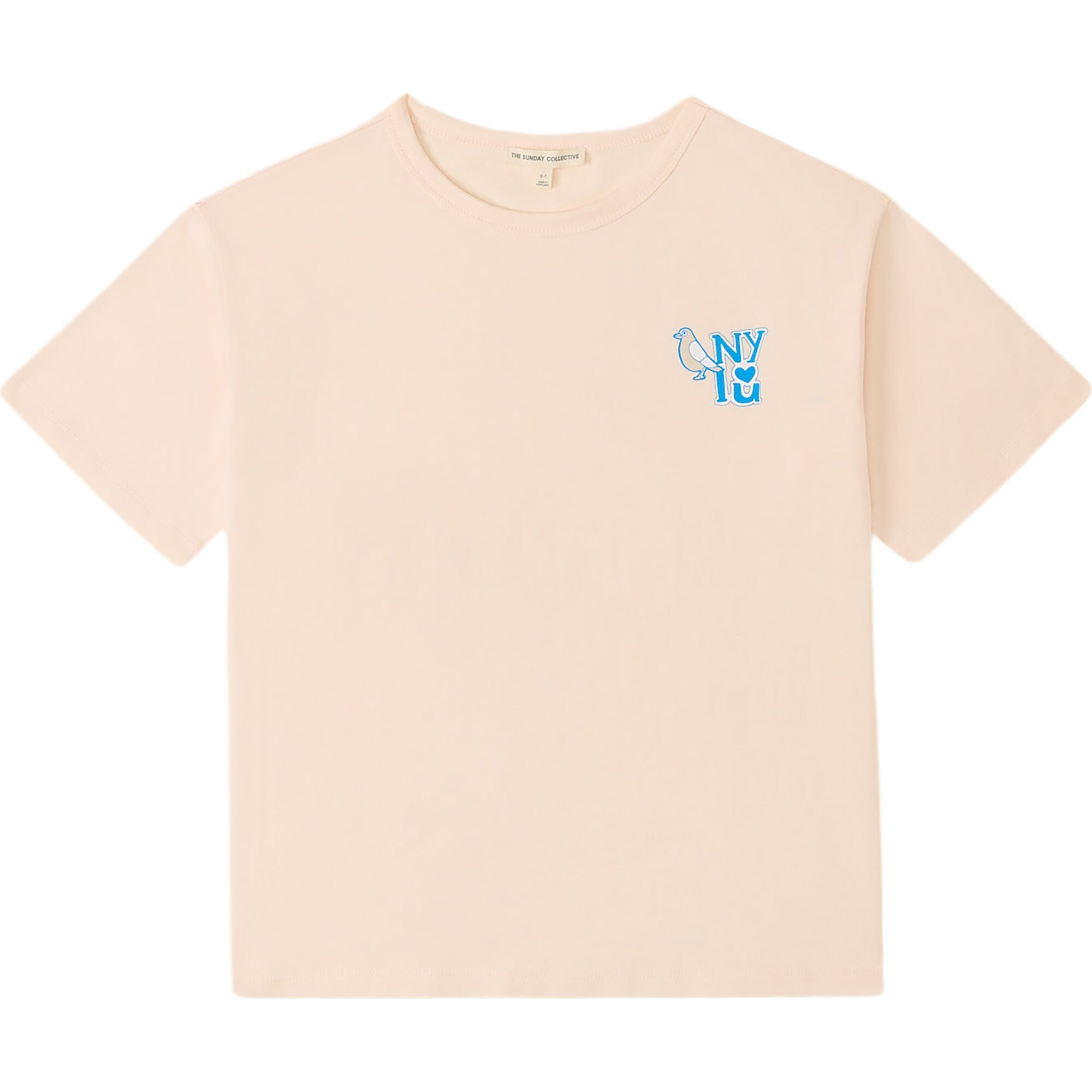 Organic Weekend Tee, Shell Pink - T-Shirts - 1