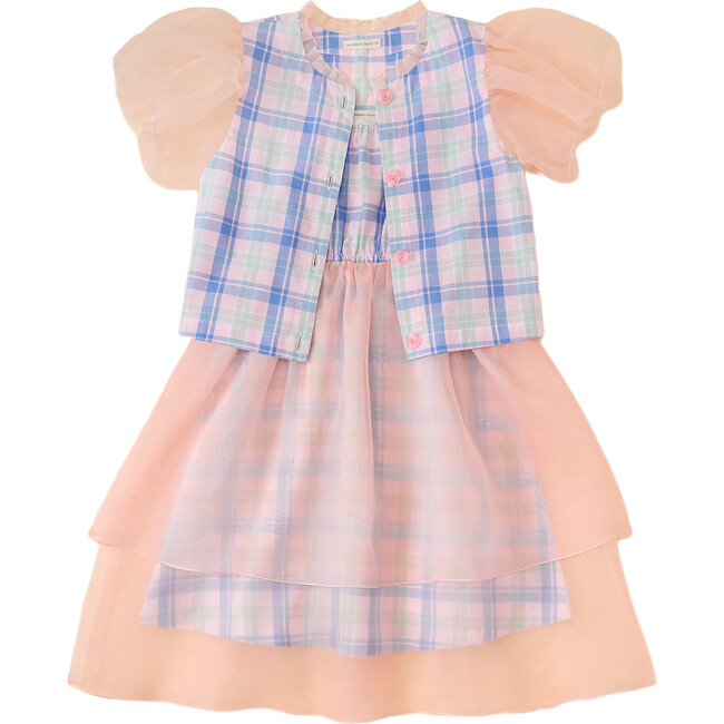 Plaza Plaid Organza Dress - Dresses - 2