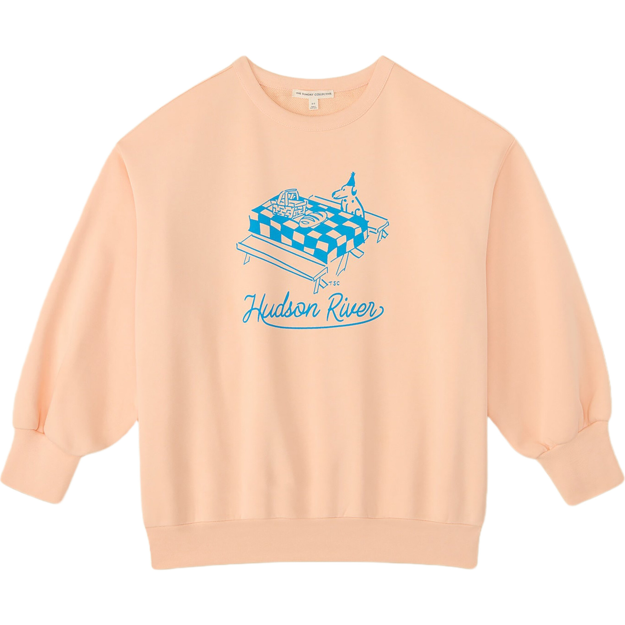 Organic Weekend Sweatshirt , Playground Peach - Sweatshirts - 1