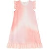 Castello Dress, Ruffle Tie Dye - Dresses - 1 - thumbnail