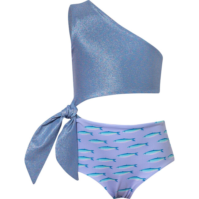 Cardumen Morado Knot Trikini Swimsuit, Multicolors