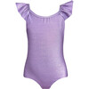 Lila Shine Milena One-Piece Swimsuit, Purple - One Pieces - 1 - thumbnail