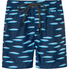 Cardumen Drawstring Swimshorts, Deep Blue - Swim Trunks - 1 - thumbnail