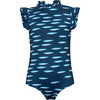 Cardumen Alisson One-Piece Swimsuit, Deep Blue - One Pieces - 1 - thumbnail