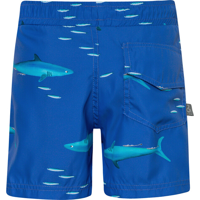 Leo & Remora Drawstring Swimshorts, Blue - Swim Trunks - 2